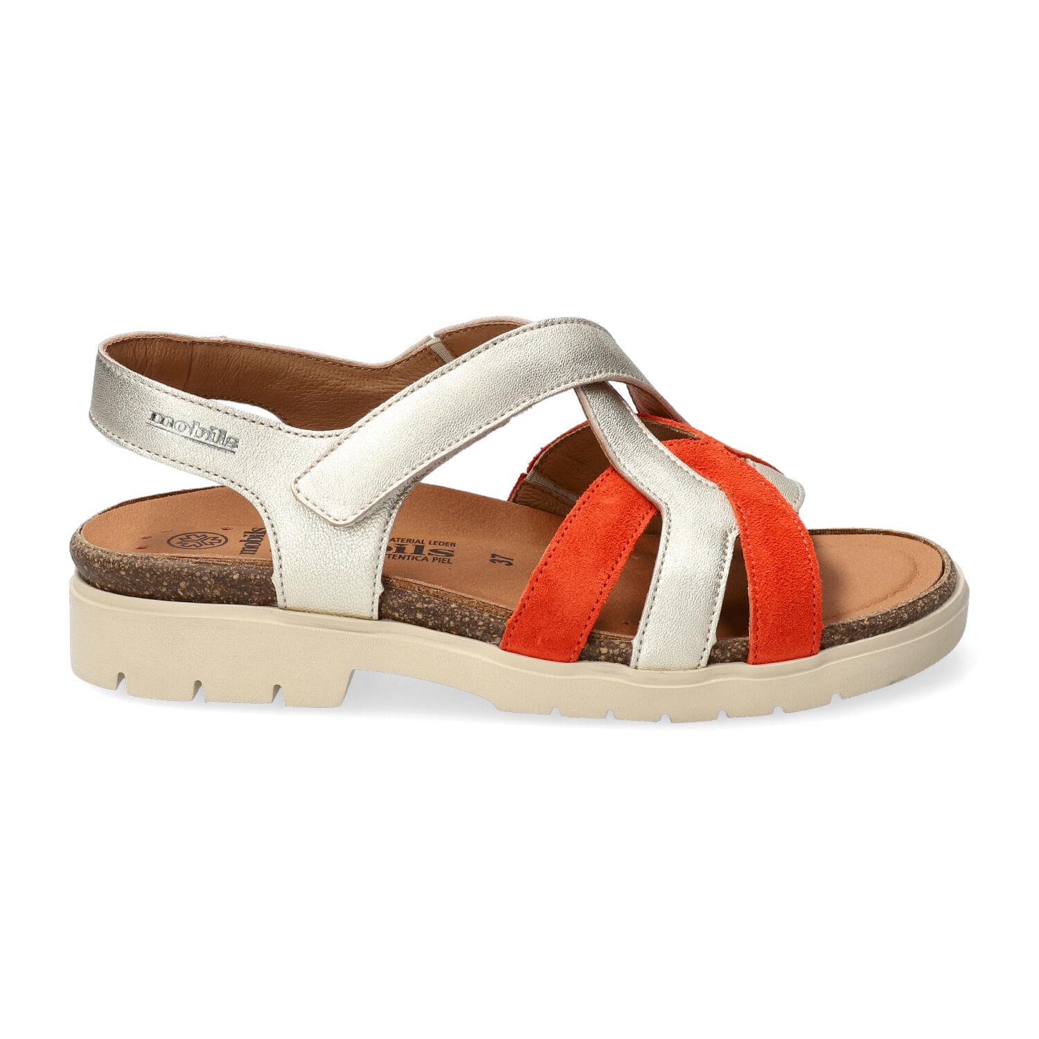 sandales femme modèle Sway Orange - Mephisto